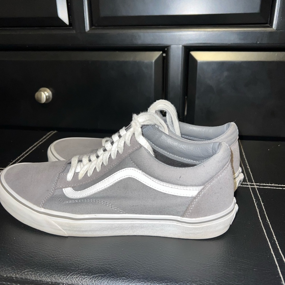 Grey Vans Old Skool size 10